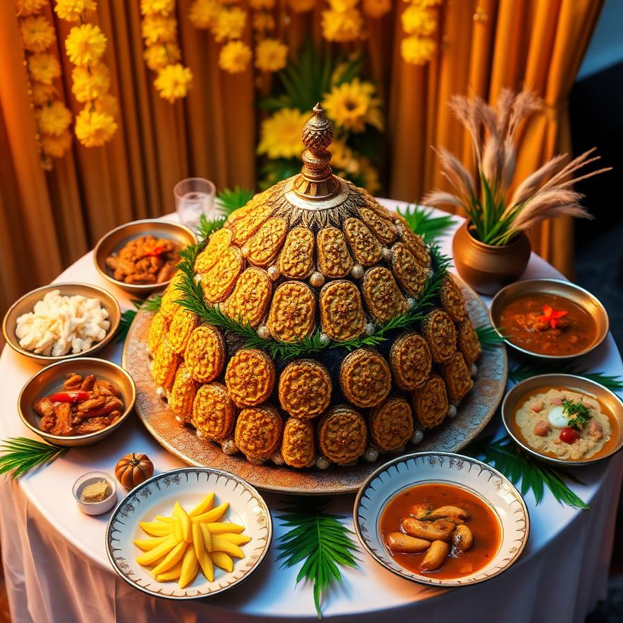 Tumpeng nasi kuning premium